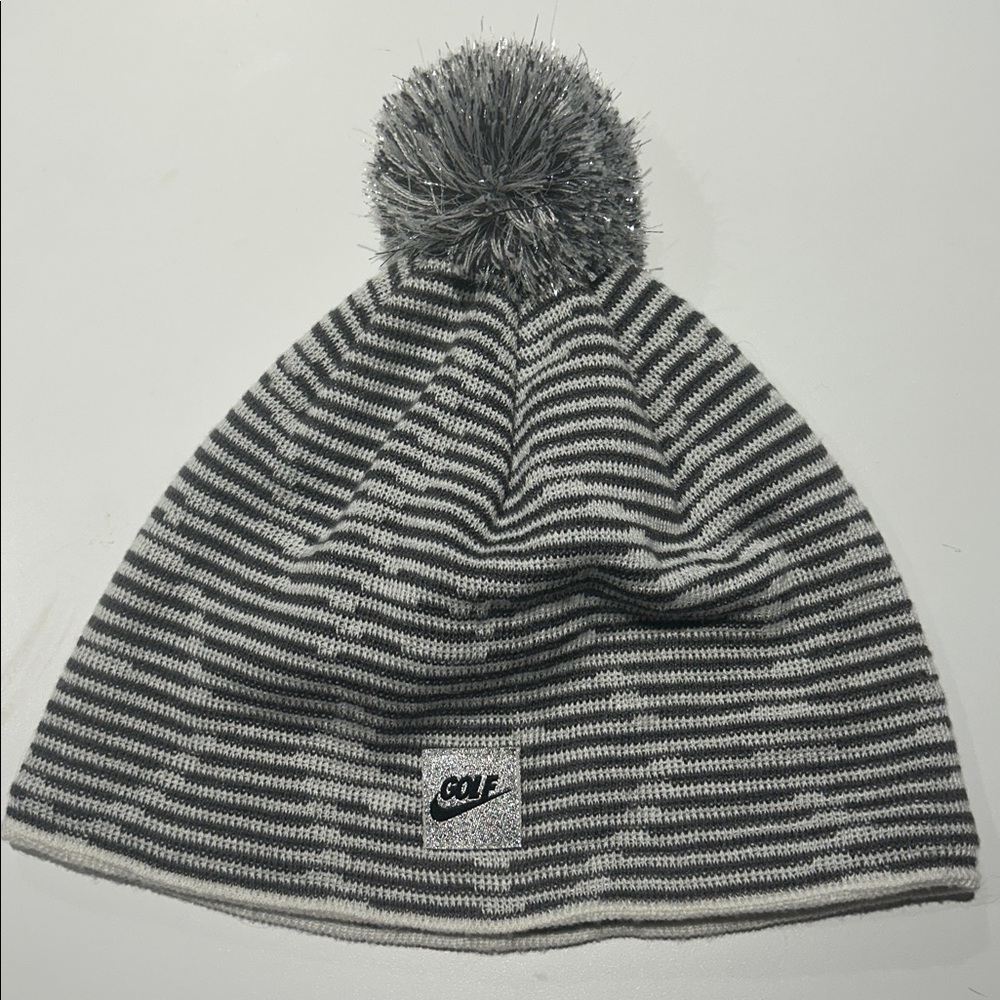 Nike Golf knit beanie hat with pom